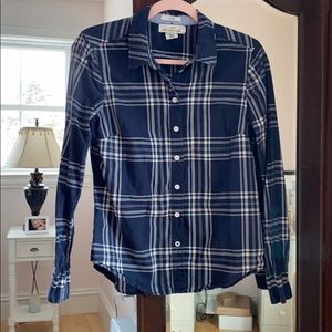 H&M | Blue Plaid Button Down
